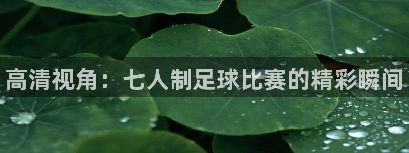 高清视角：七人制足球比赛的精彩瞬间